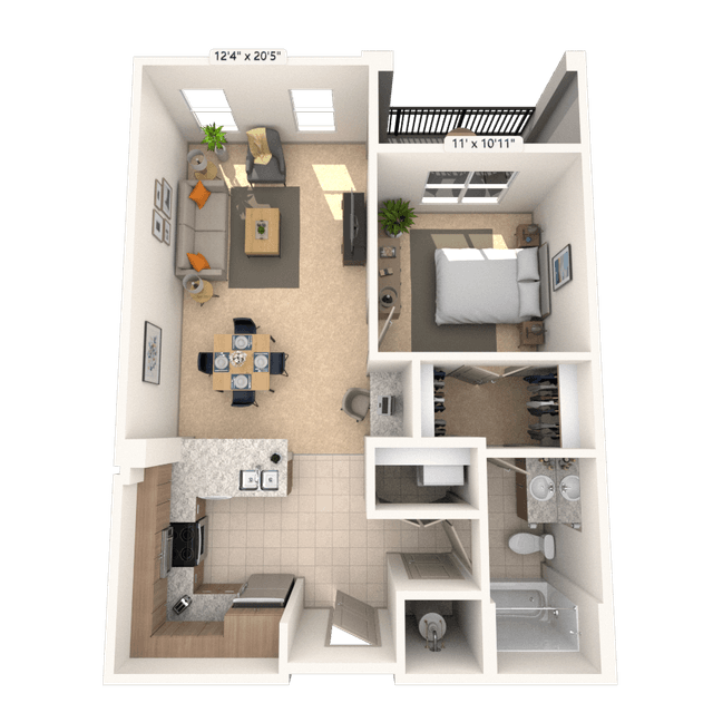 Floorplan image of unit I 1213