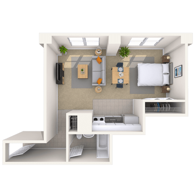 Floorplan image of unit 902