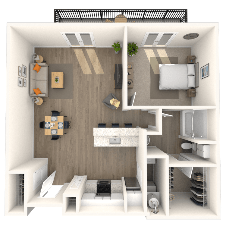 Floorplan image of unit 379