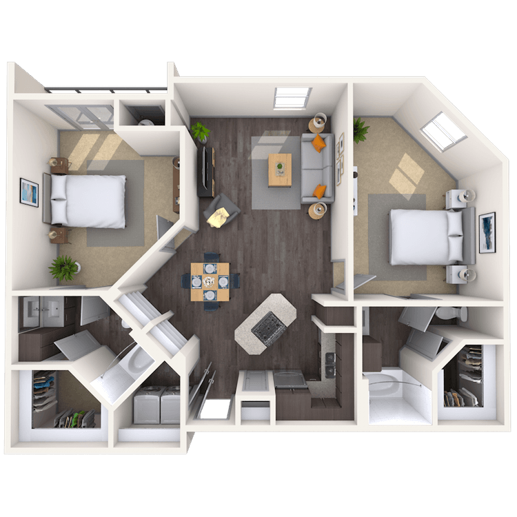Floorplan image of unit 140