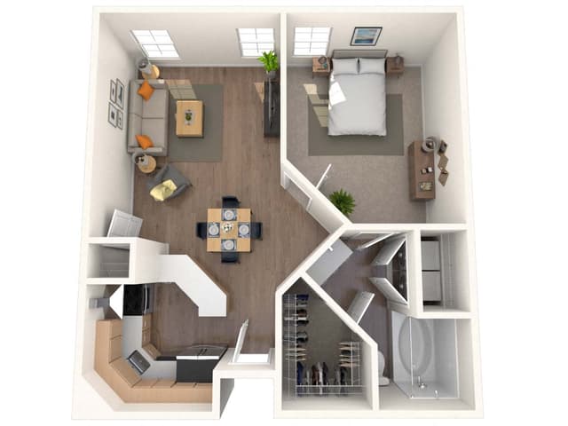 Floorplan image of unit 126