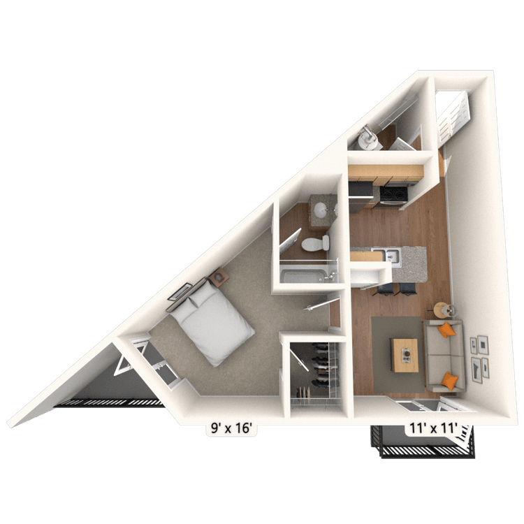 Floorplan image of unit 2009