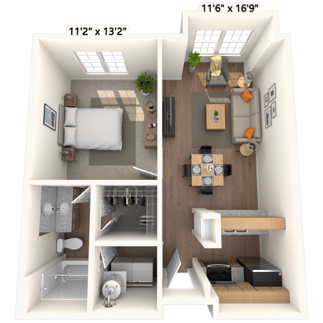 Floorplan image of unit 4247