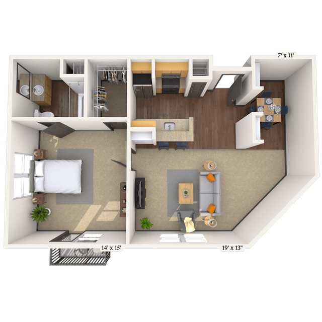 Floorplan image of unit 2026