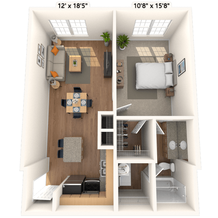 Floorplan image of unit 5220