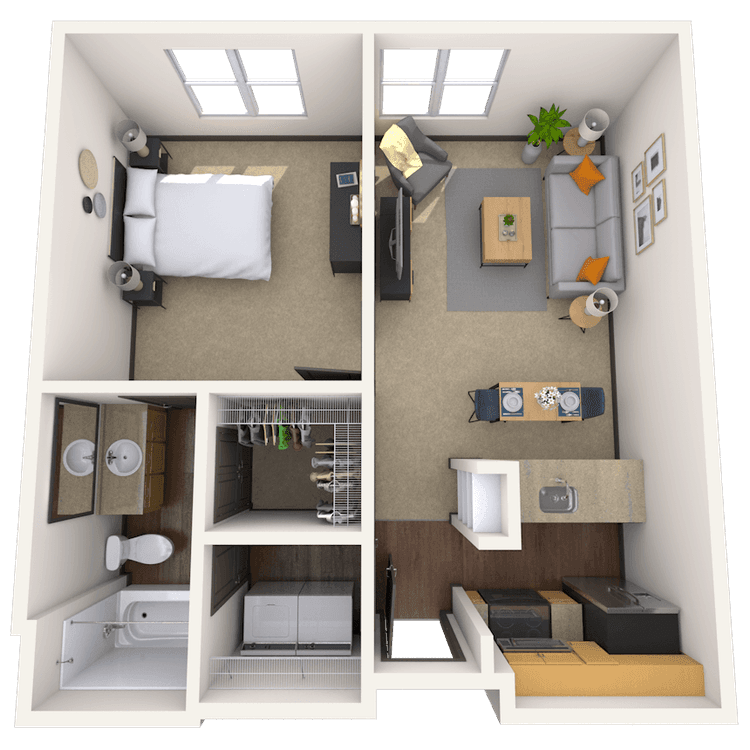 Floorplan image of unit 3003