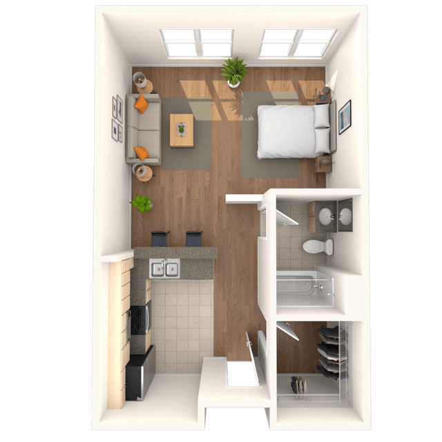 Floorplan image of unit 137