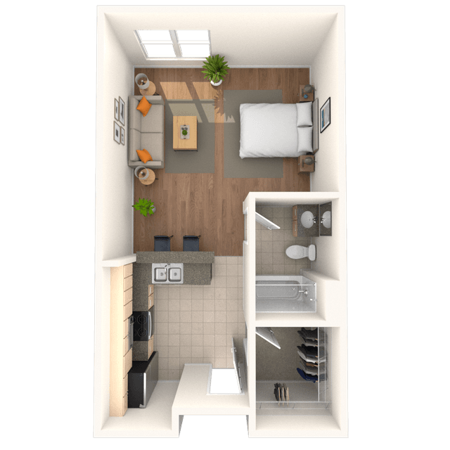 Floorplan image of unit 1103