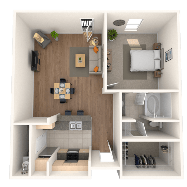 Floorplan image of unit 765