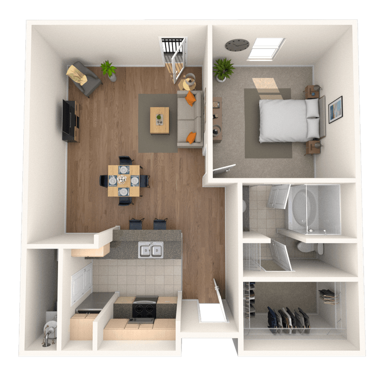 Floorplan image of unit 853