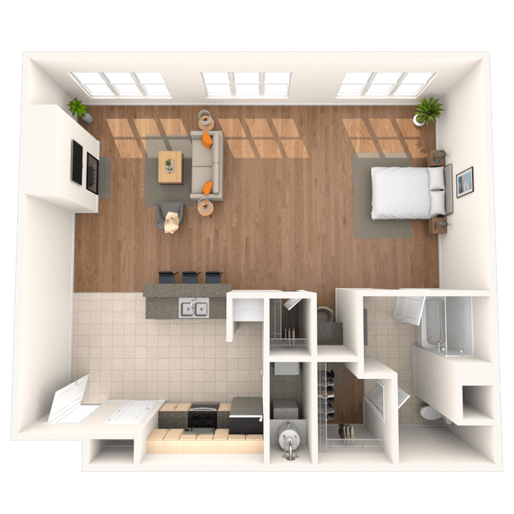 Floorplan image of unit 3133