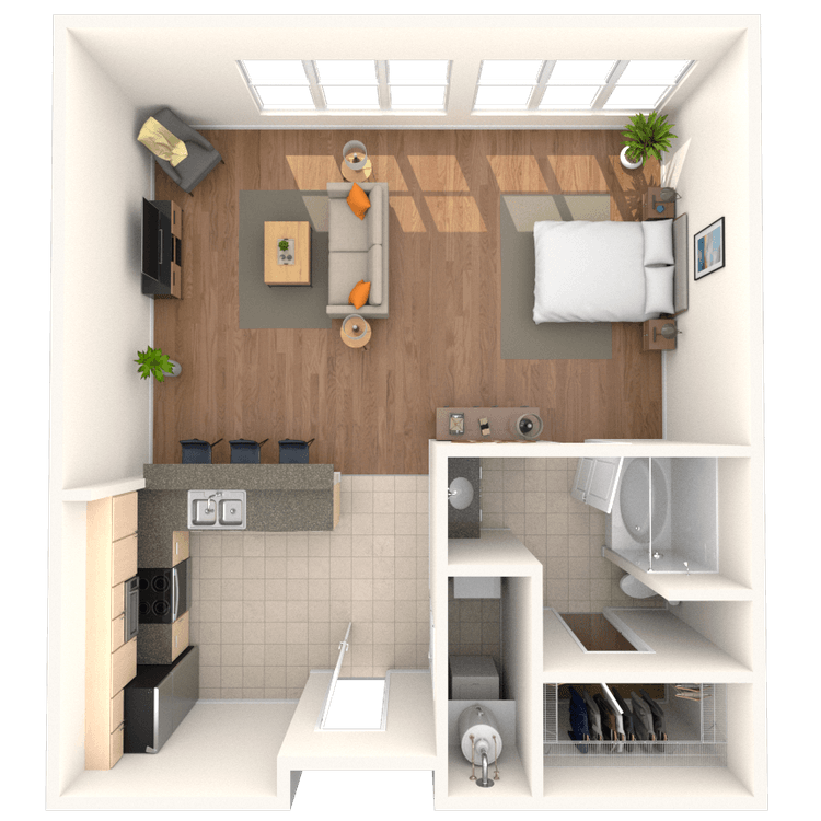 Floorplan image of unit 3131
