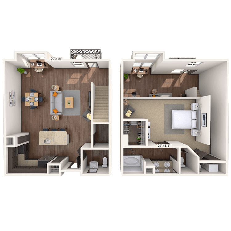 Floorplan image of unit 1309