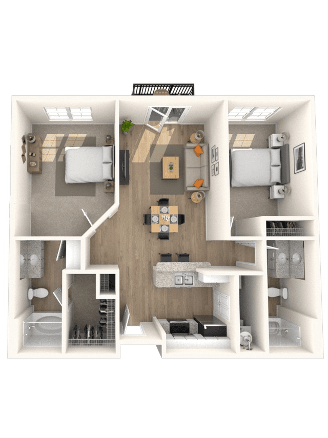 Floorplan image of unit 1710