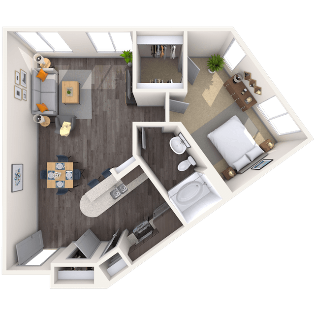 Floorplan image of unit 1739
