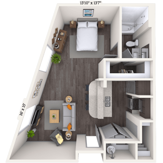 Floorplan image of unit 2429