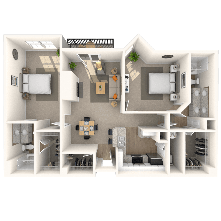 Floorplan image of unit 3111