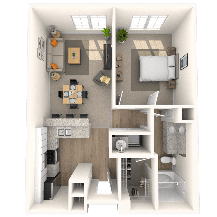 Floorplan image of unit 3314