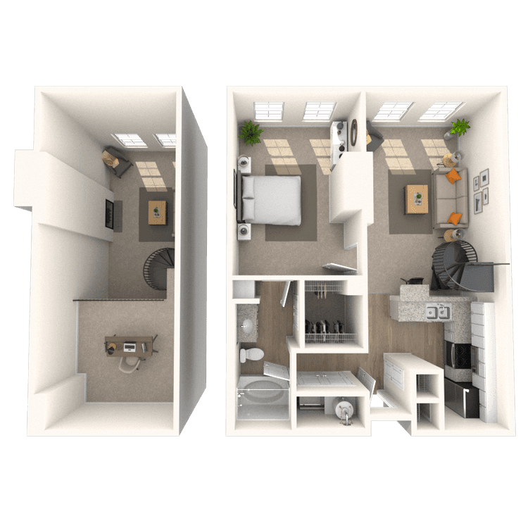 Floorplan image of unit 4648