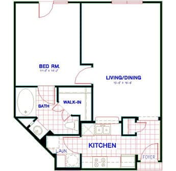 Floorplan image of unit 1337