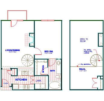 Floorplan image of unit 4337