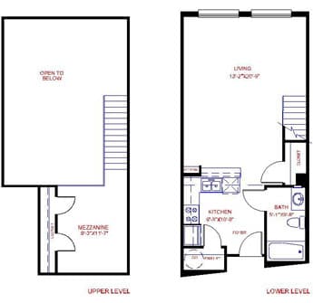 Floorplan image of unit 4622
