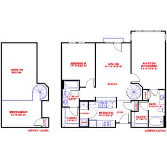 Floorplan image of unit 4922