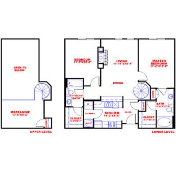 Floorplan image of unit 4933