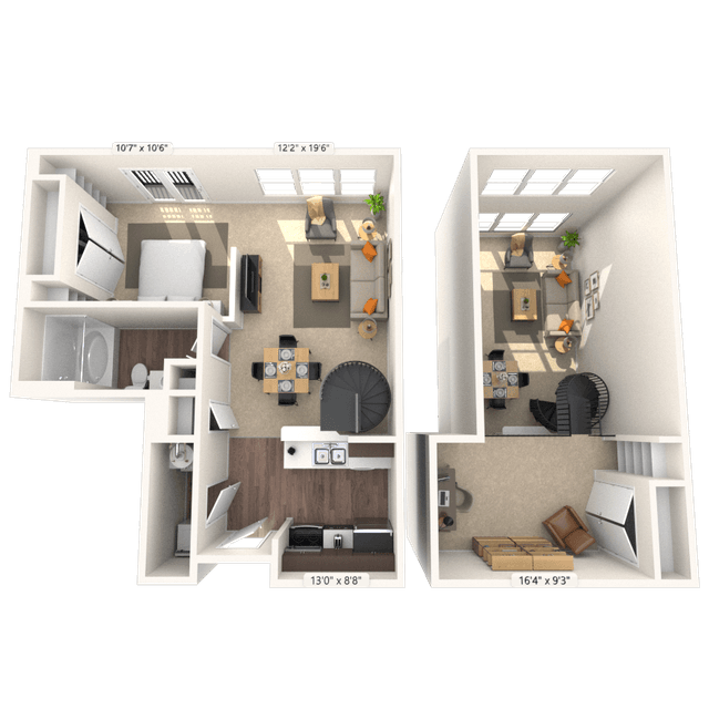 Floorplan image of unit 4351