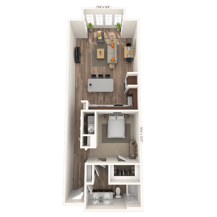 Floorplan image of unit 330