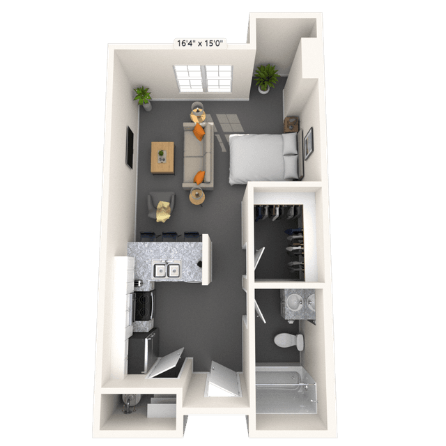 Floorplan image of unit 1240