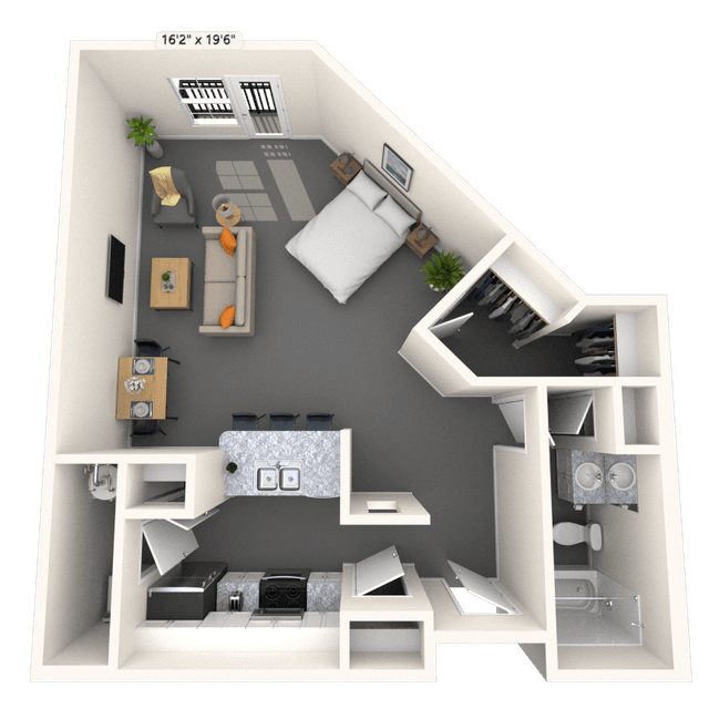 Floorplan image of unit 2256