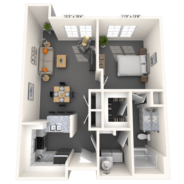 Floorplan image of unit 1320