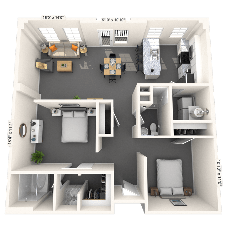 Floorplan image of unit 2120