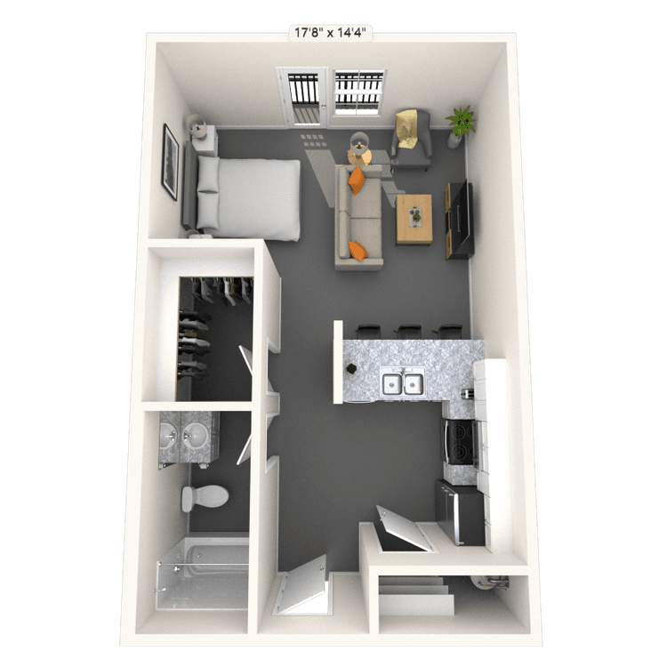 Floorplan image of unit 1253