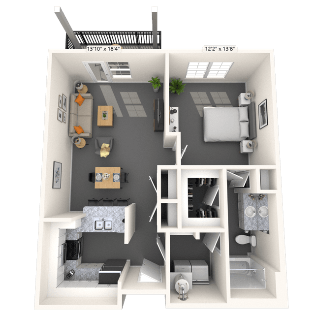 Floorplan image of unit 3333