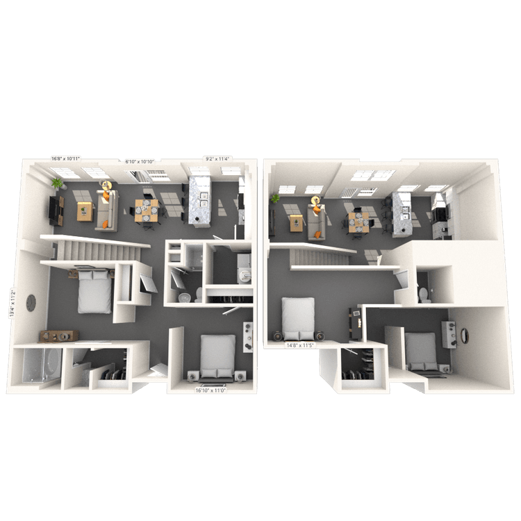 Floorplan image of unit 4120