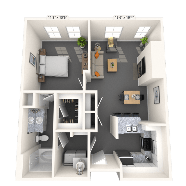 Floorplan image of unit 3306