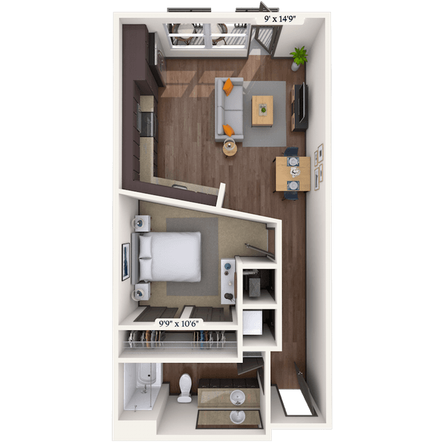 Floorplan image of unit II 360