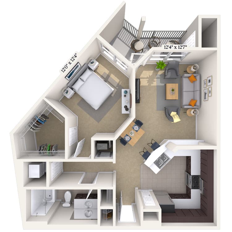 Floorplan image of unit 011808