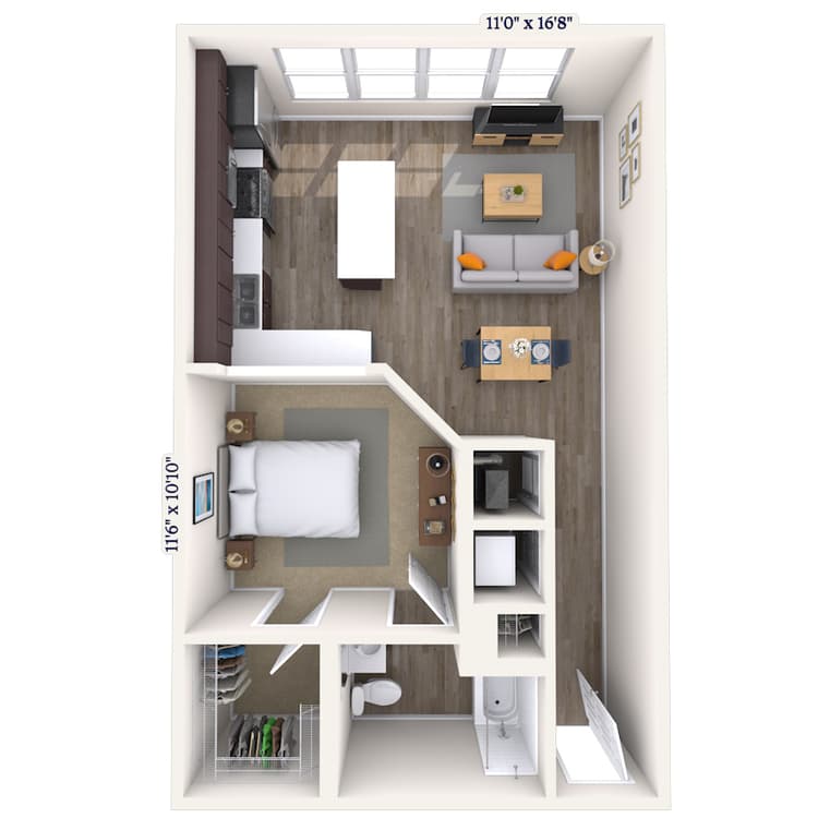 Floorplan image of unit 032215