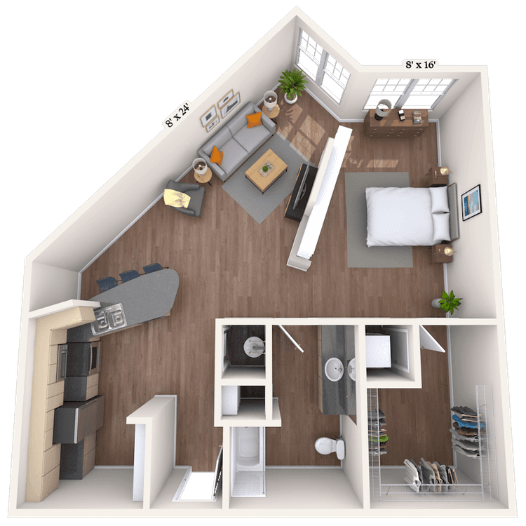 Floorplan image of unit 01211