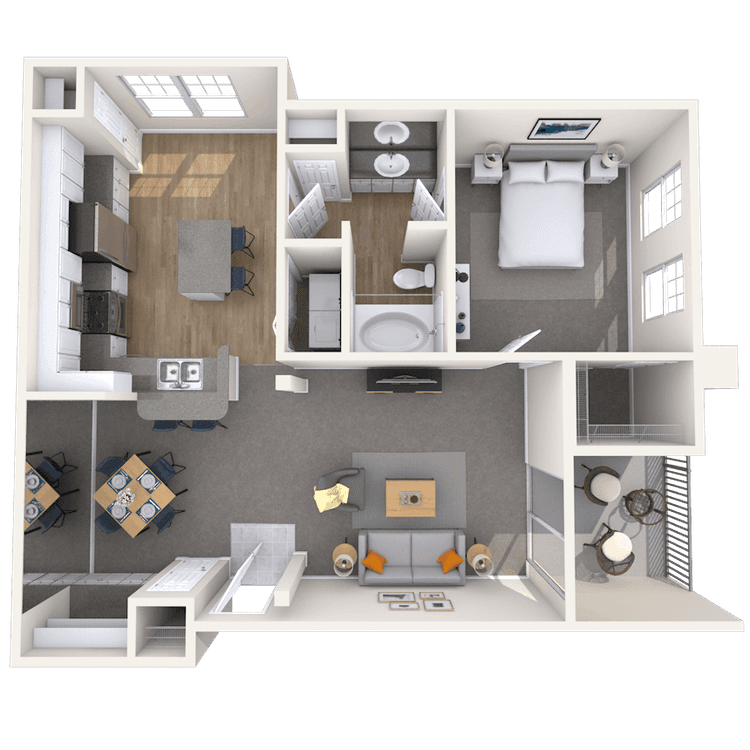 Floorplan image of unit 011208