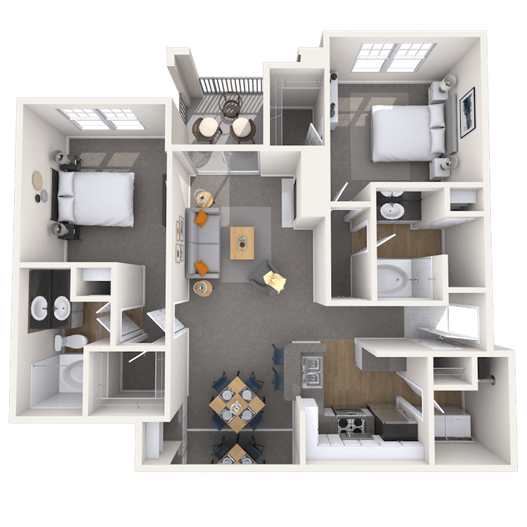 Floorplan image of unit 033204