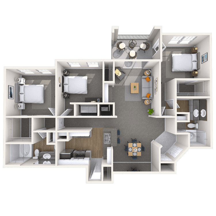 Floorplan image of unit 1111206