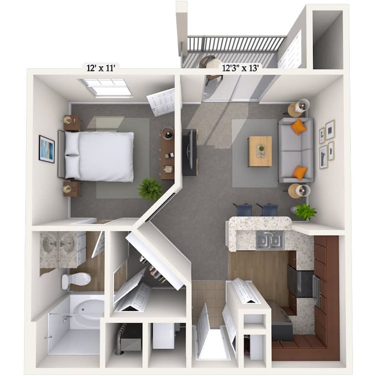 Floorplan image of unit 02215