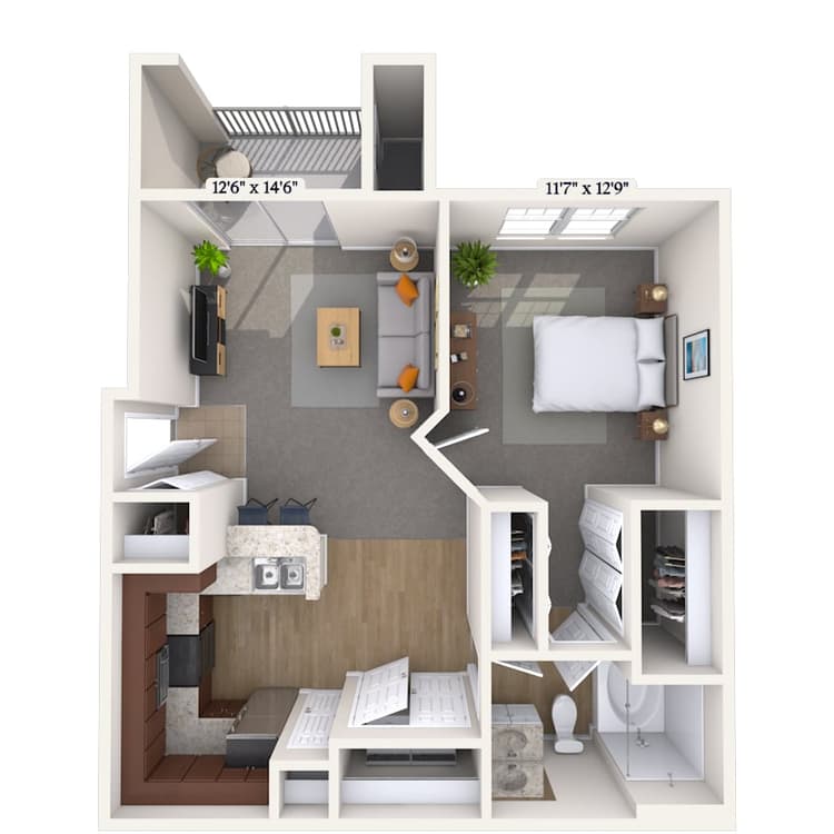 Floorplan image of unit 151523