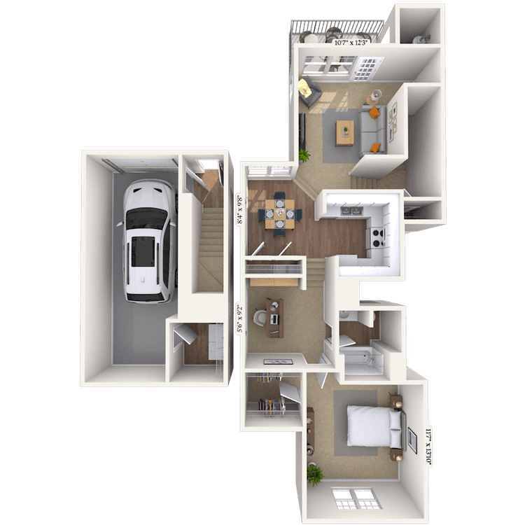 Floorplan image of unit 05504