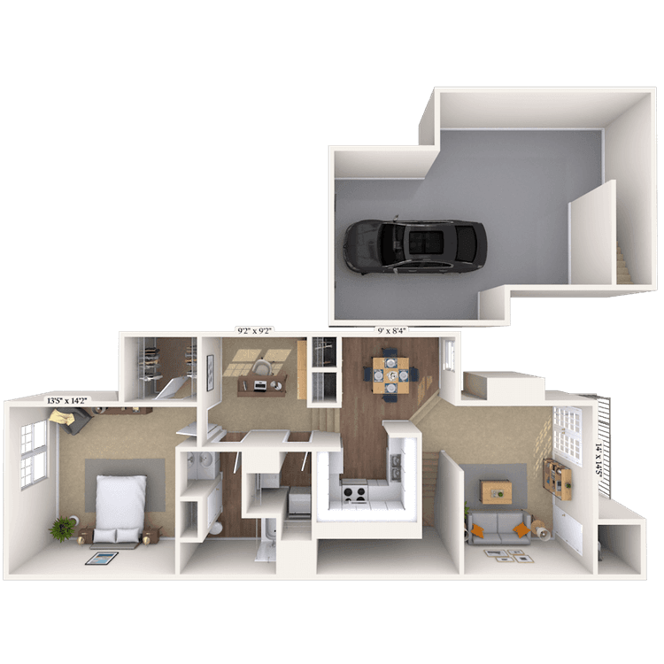 Floorplan image of unit 191906