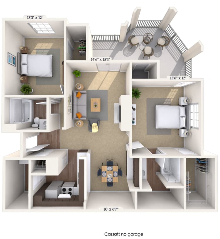 Floorplan image of unit 161634